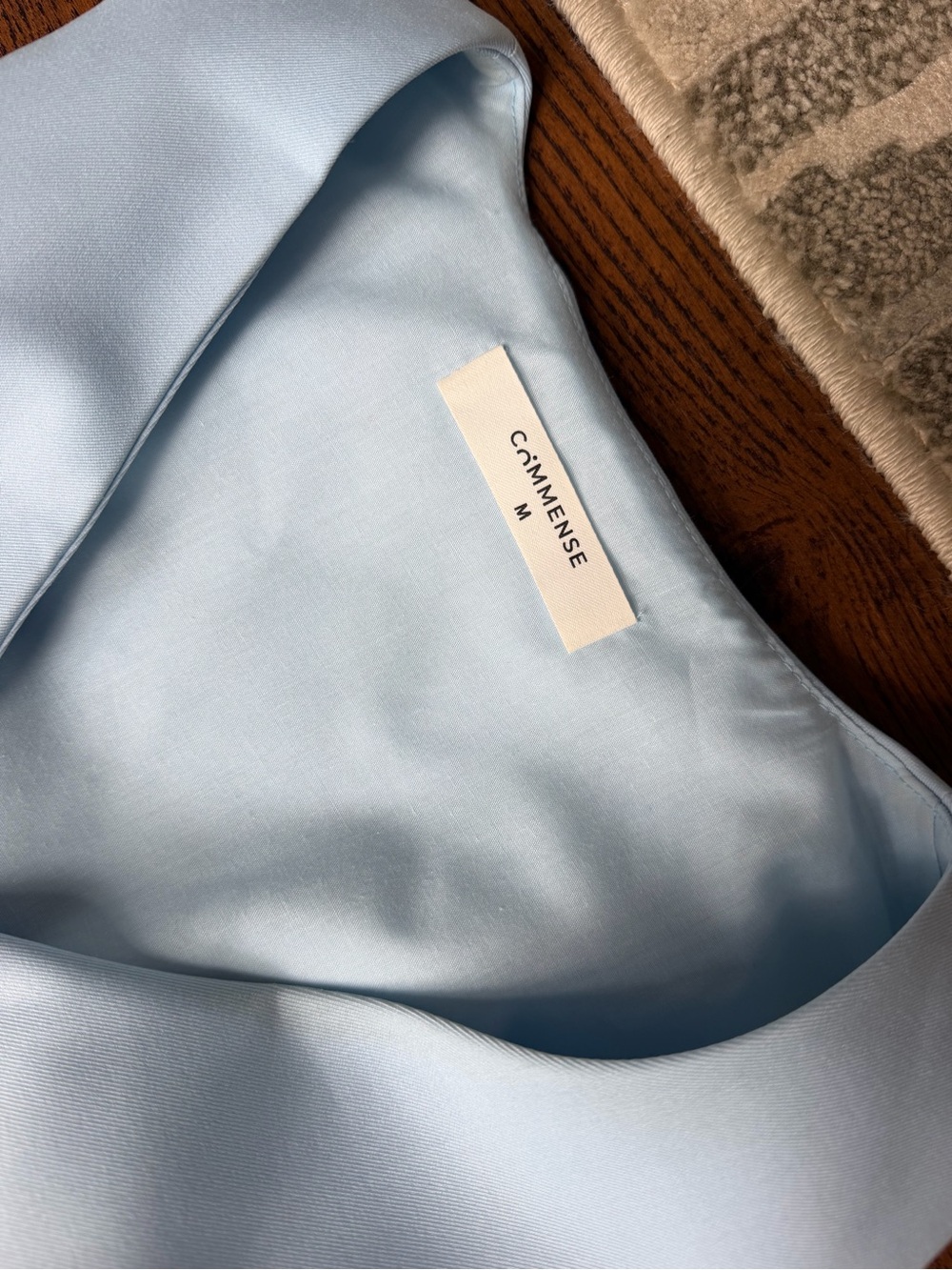 Commense Pale Blue Satin Slip - Women's Chemise